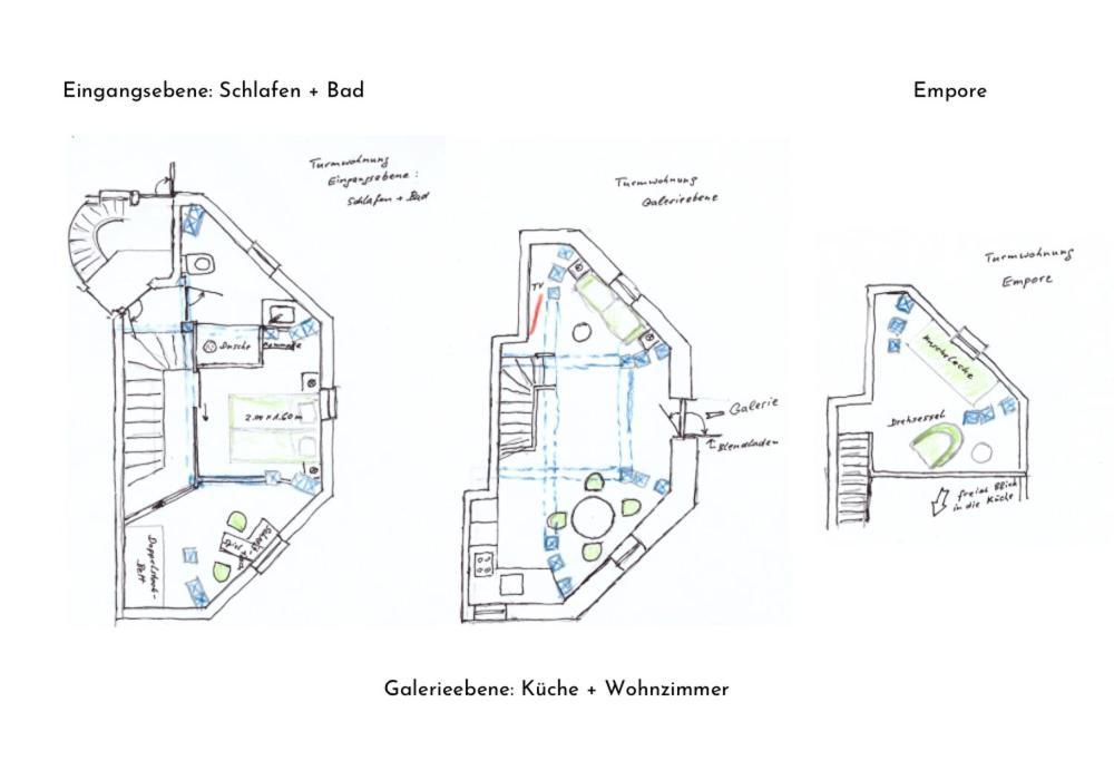 Moderne Ferienwohnungen In Einer Muehle Im Zentrum Flensburgs Exteriör bild